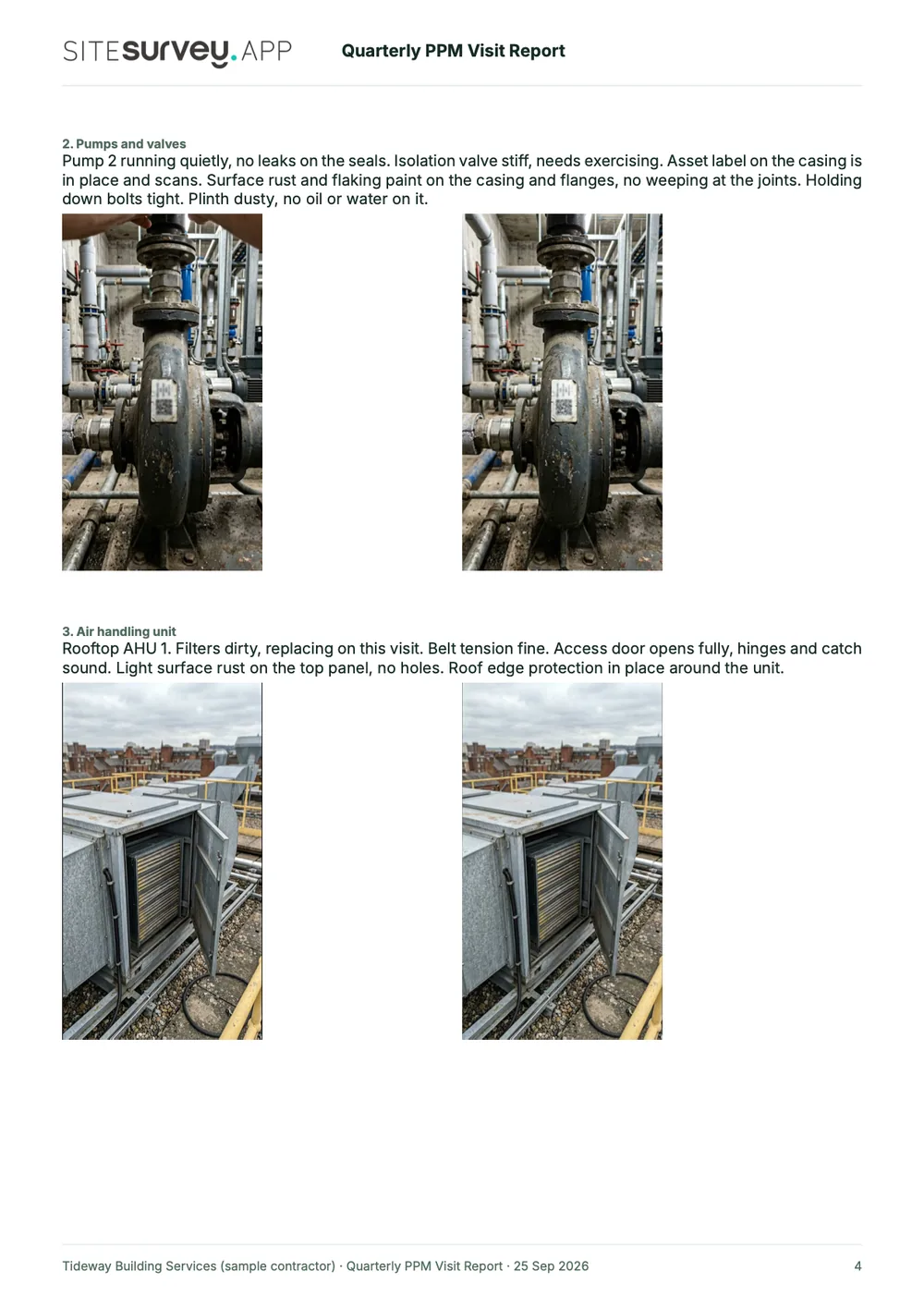 PPM visit report, page 4