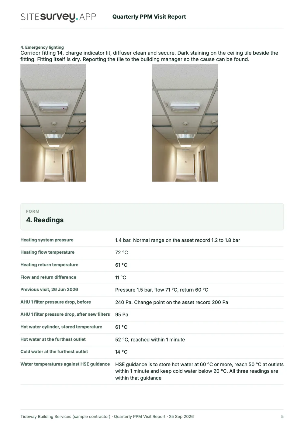 PPM visit report, page 5