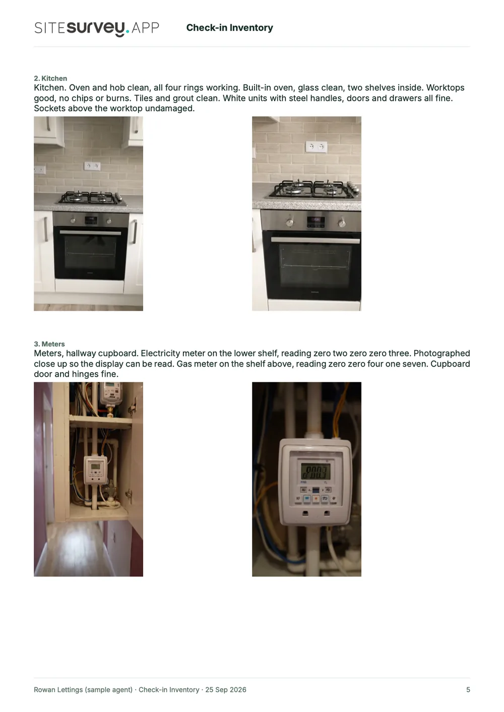 Property inventory report, page 5