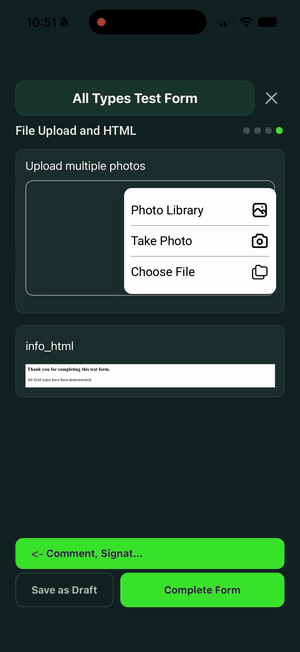 Retail mobile field workflow