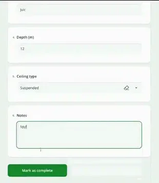 A customer opening a shared form link, entering the password and completing the form in their browser